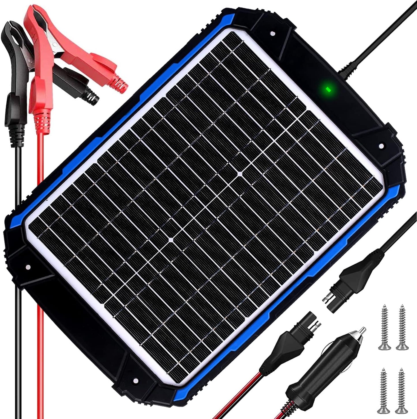 20W 12V Solar Battery Trickle Charger with MPPT Technology