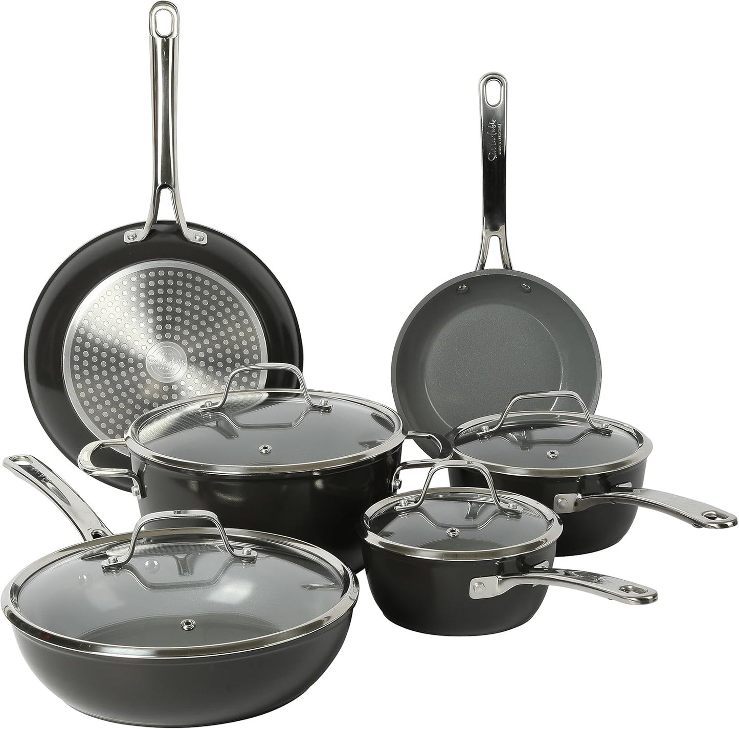 Sur La Table Kitchen Essentials 10 Piece Nonstick Cookware Set