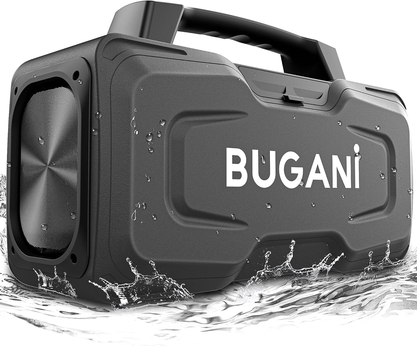 BUGANI Bluetooth Speaker 80W Portable Waterproof Outdoor Sound