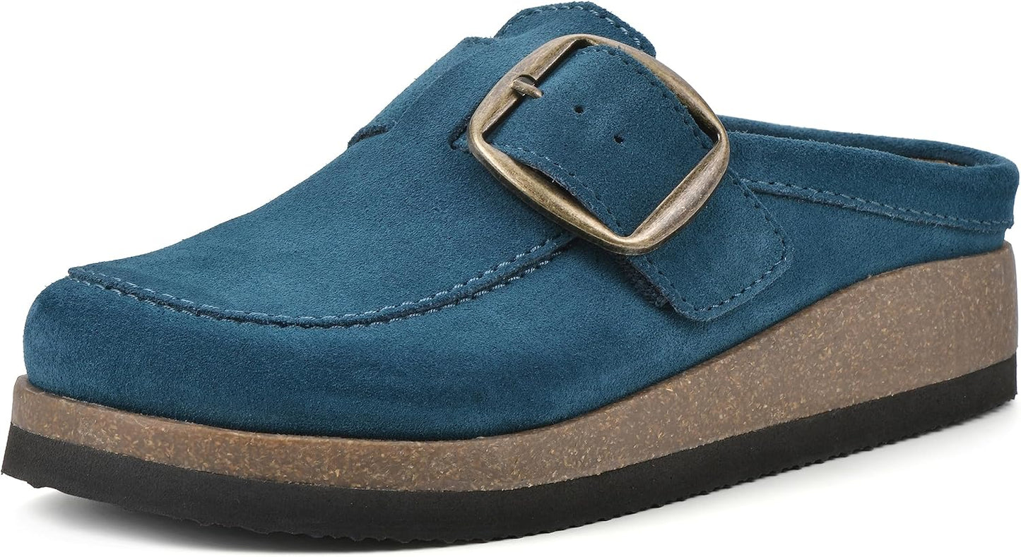 WHITE MOUNTAIN Women's Bueno Mule with Contoured Footbed