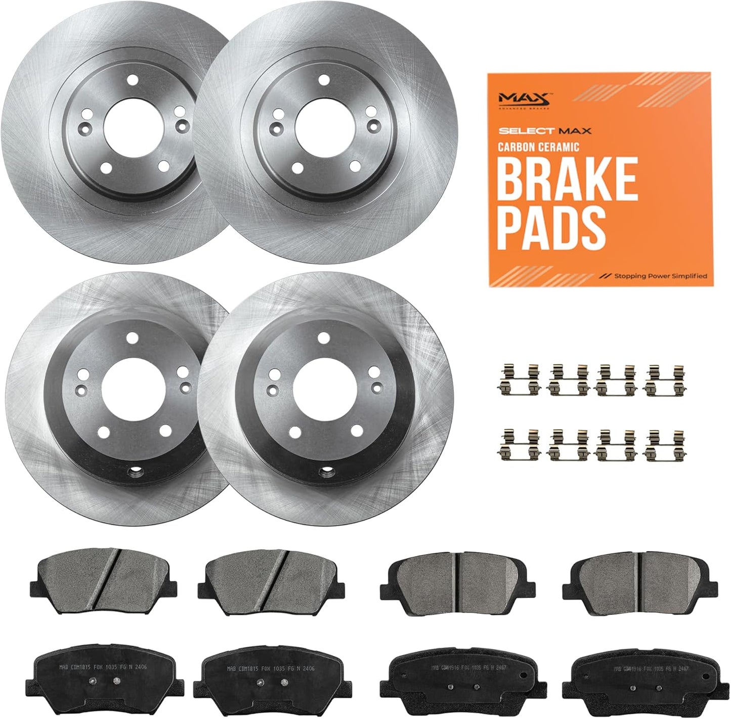 Max Advanced Brakes ValueMAX Brake Kit for Hyundai Santa Fe Sport