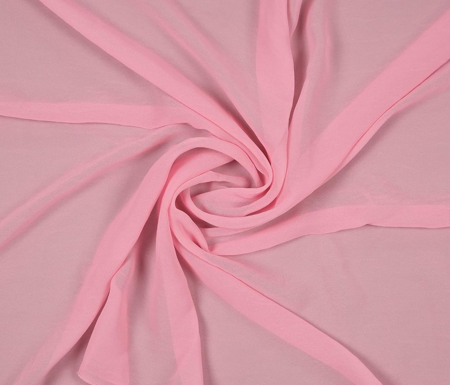 MDS Pack of 20 Yard Dusty Rose Chiffon Fabric for Crafts