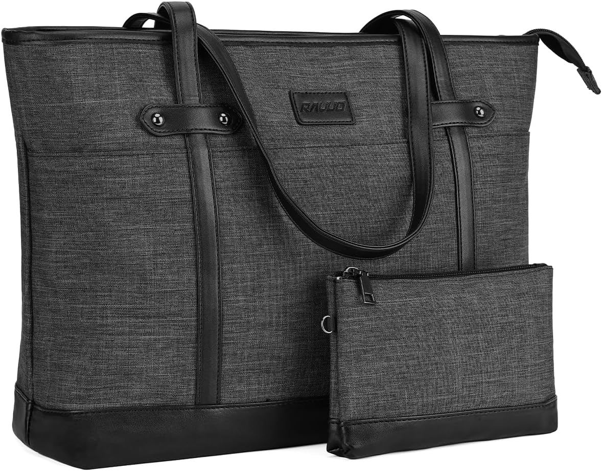 RAVUO Laptop Tote Bag for Women - Stylish and Functional Design