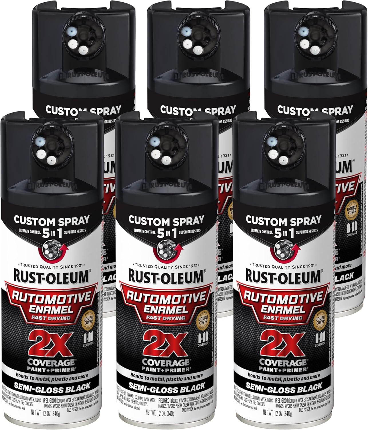 Rust-Oleum 2X Automotive Enamel Custom Spray Paint for All Surfaces