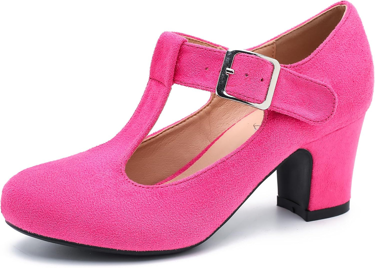 Stylish Women's T-Strap Mary Jane Pumps for Any Occasion