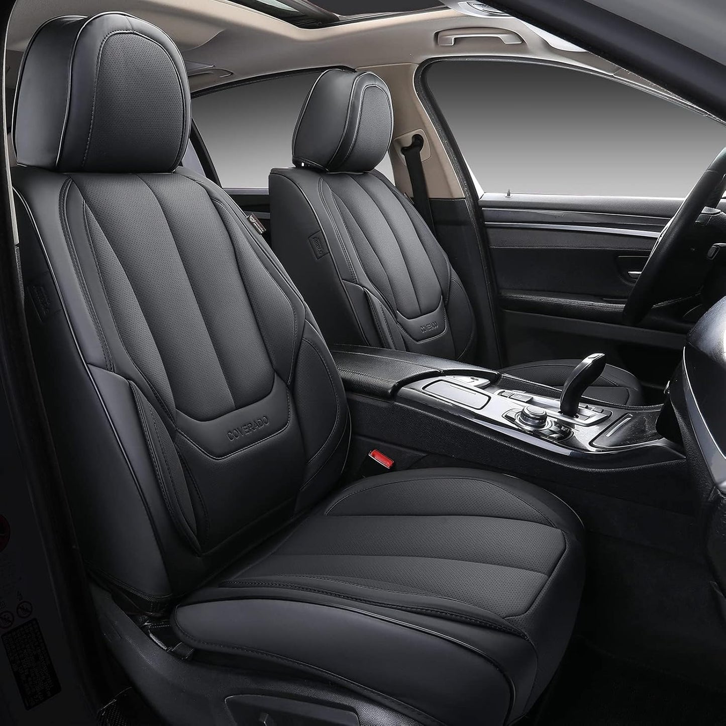 Waterproof Nappa Leather Car Seat Covers by Coverado