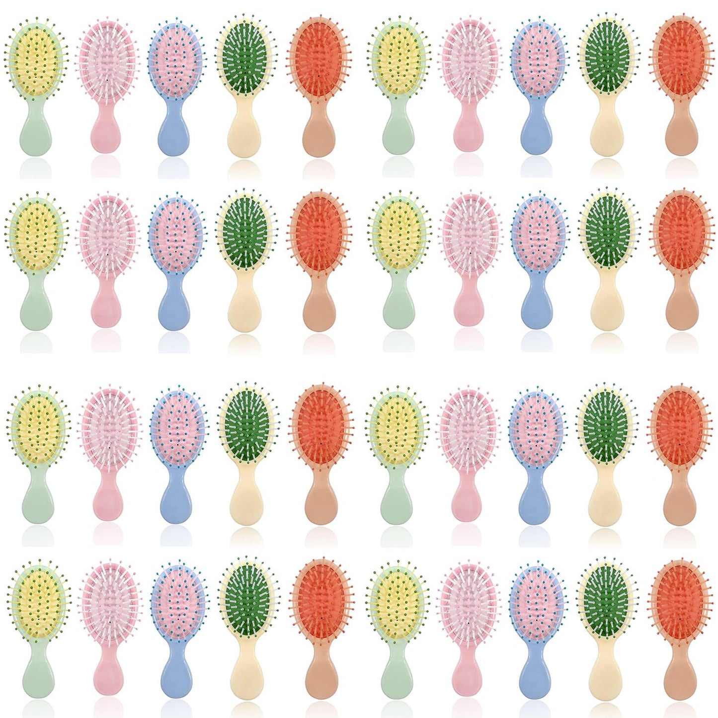 40 Pieces Mini Wet Hair Brush for Effortless Detangling