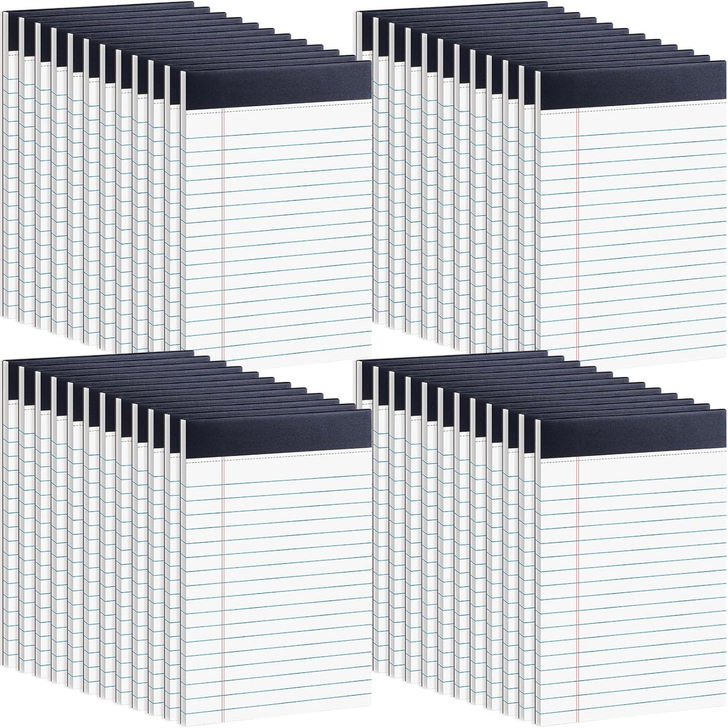 48 Pack Legal Pads Bulk for Work Study Daily Note Taking