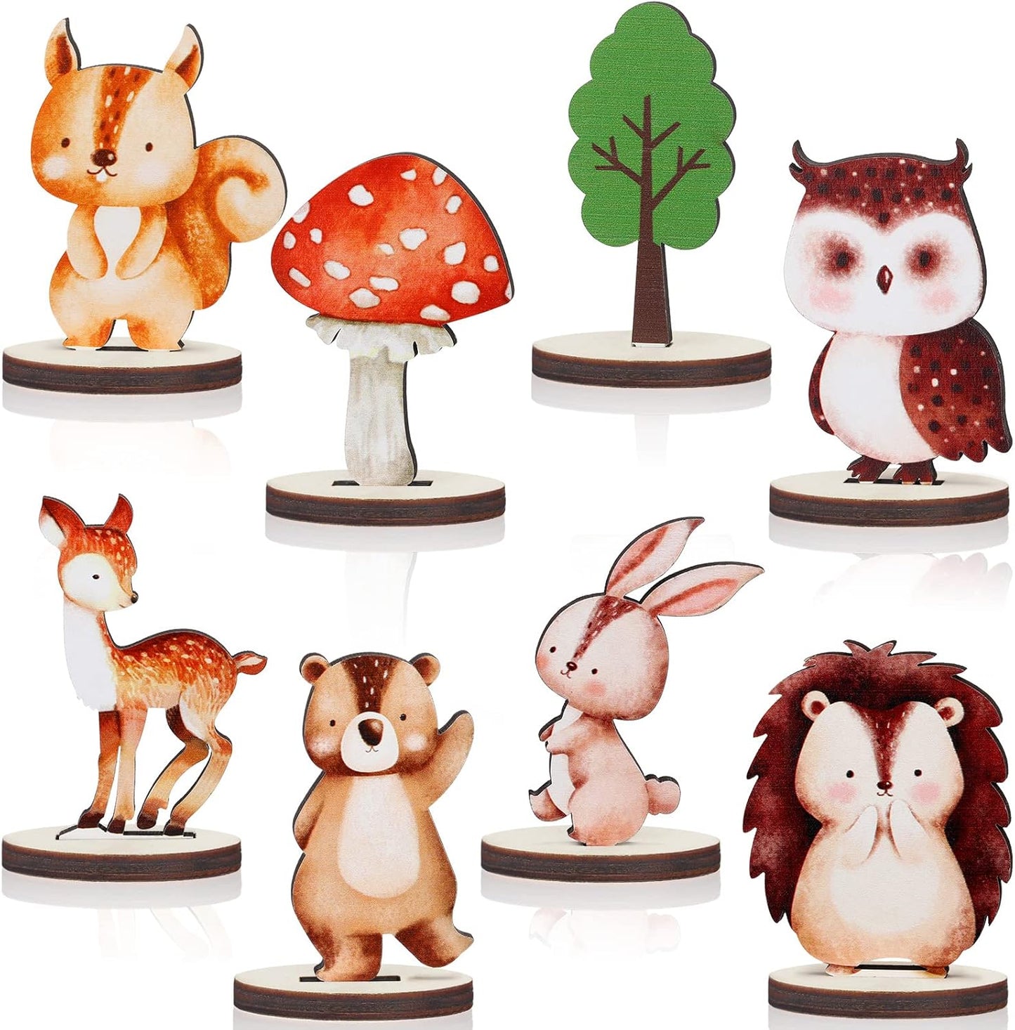 Woodland Animals Table Centerpieces - Rustic Baby Shower Decor