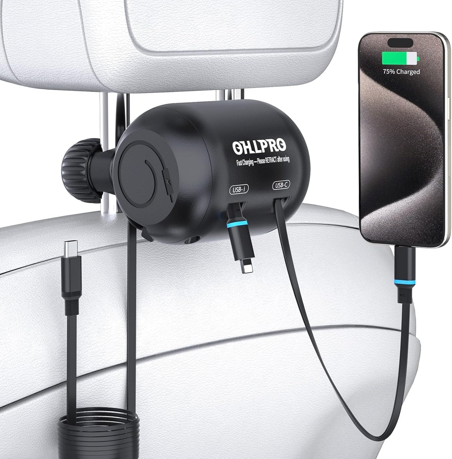 Fast Charge 2-in-1 Car Charger Box for Lyft/Uber