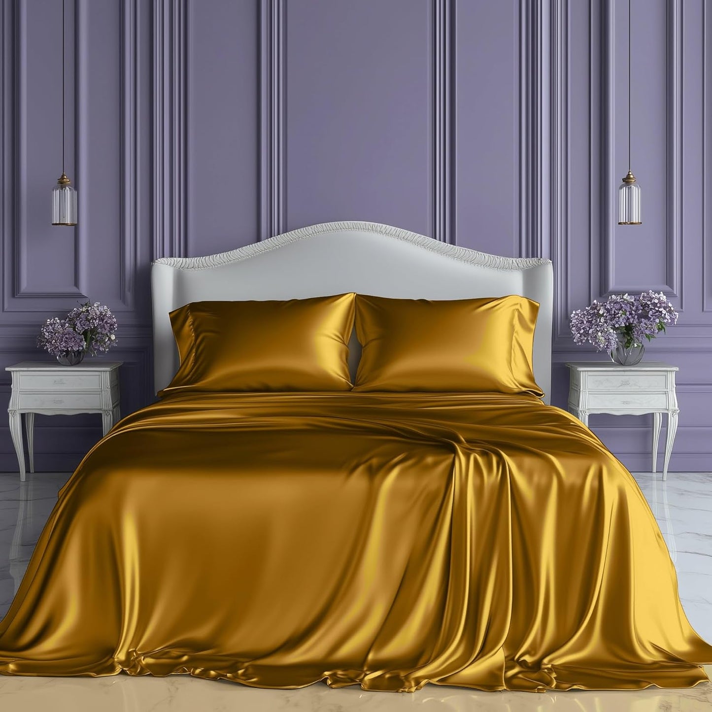 Satin Sheets Queen Size Set for Luxurious Sleep Experience