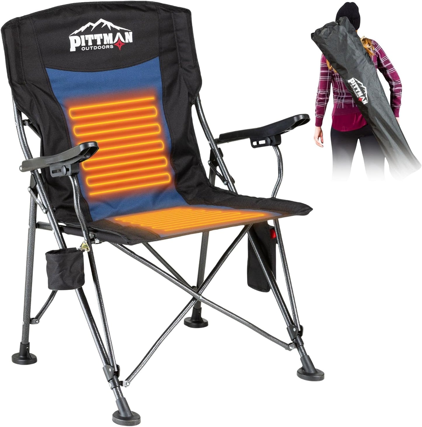 Heated Camping Chair for Outdoor Comfort
