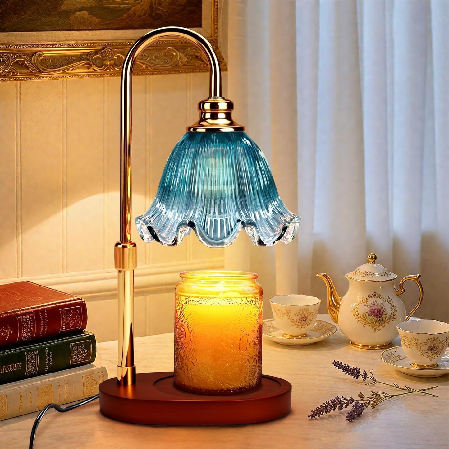 Candle Warmer Lamp with Timer Dimmable for Home Decor Gifts