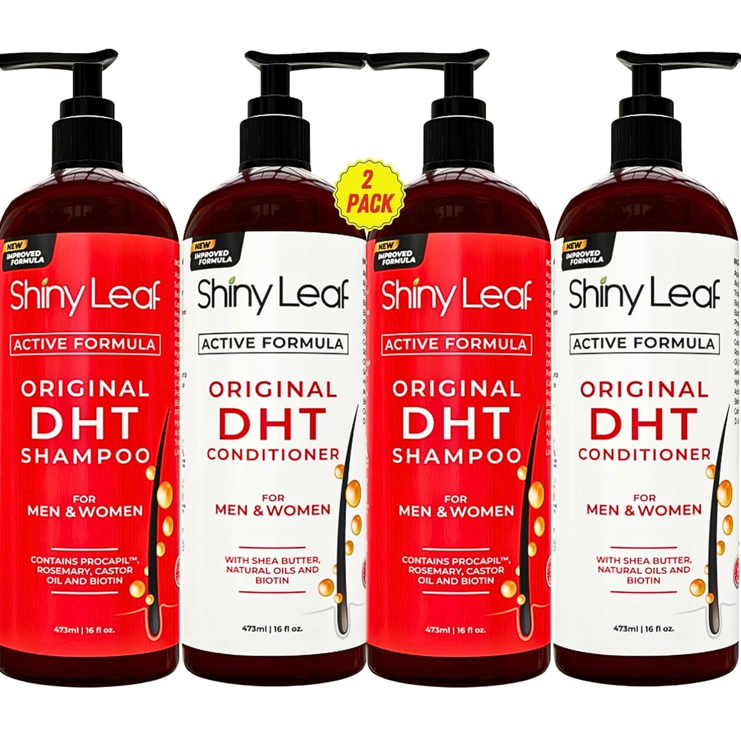 DHT Blocker Shampoo and Conditioner for Hair Loss Treatment