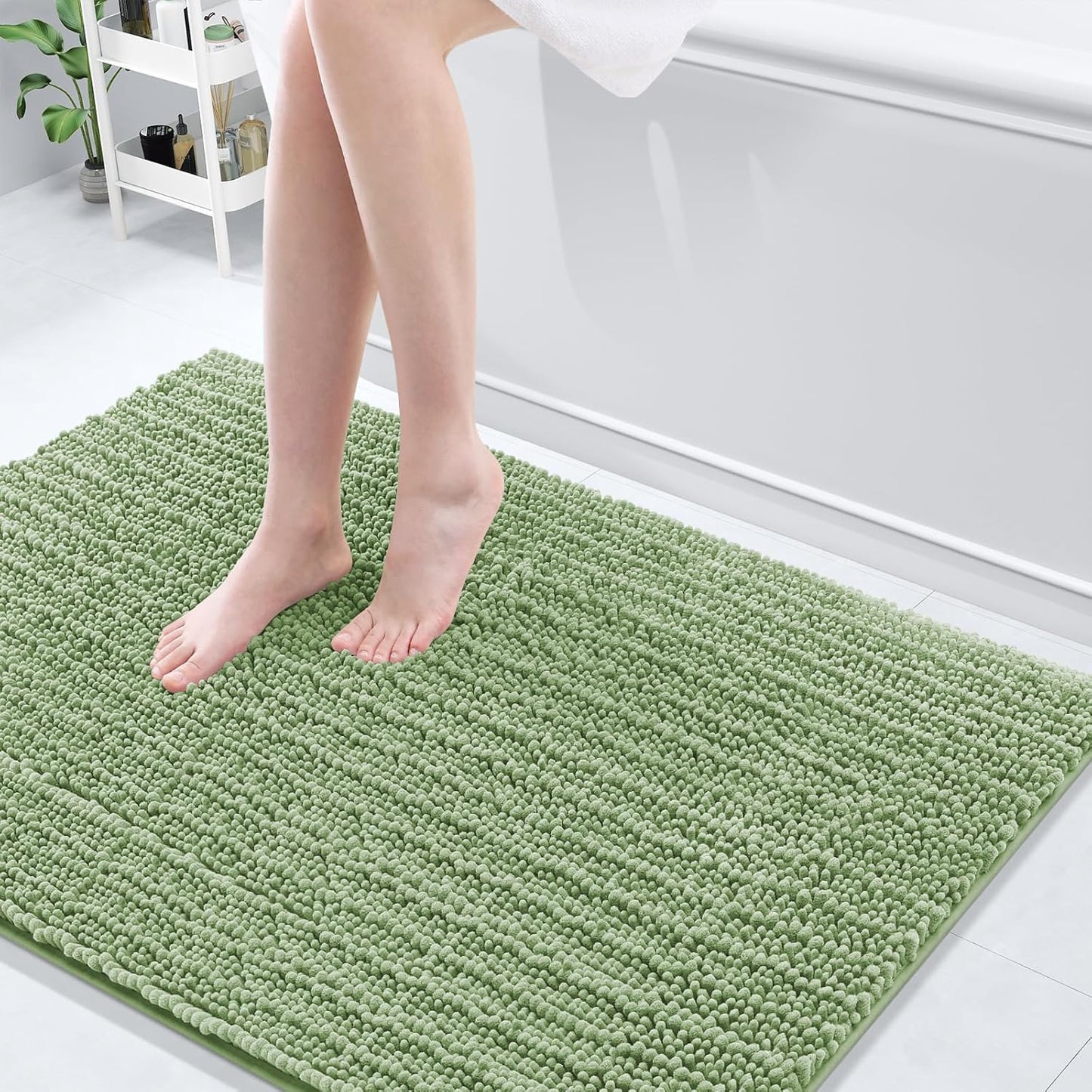 Arotive Luxury Chenille Bathroom Rug Mat for Ultimate Comfort