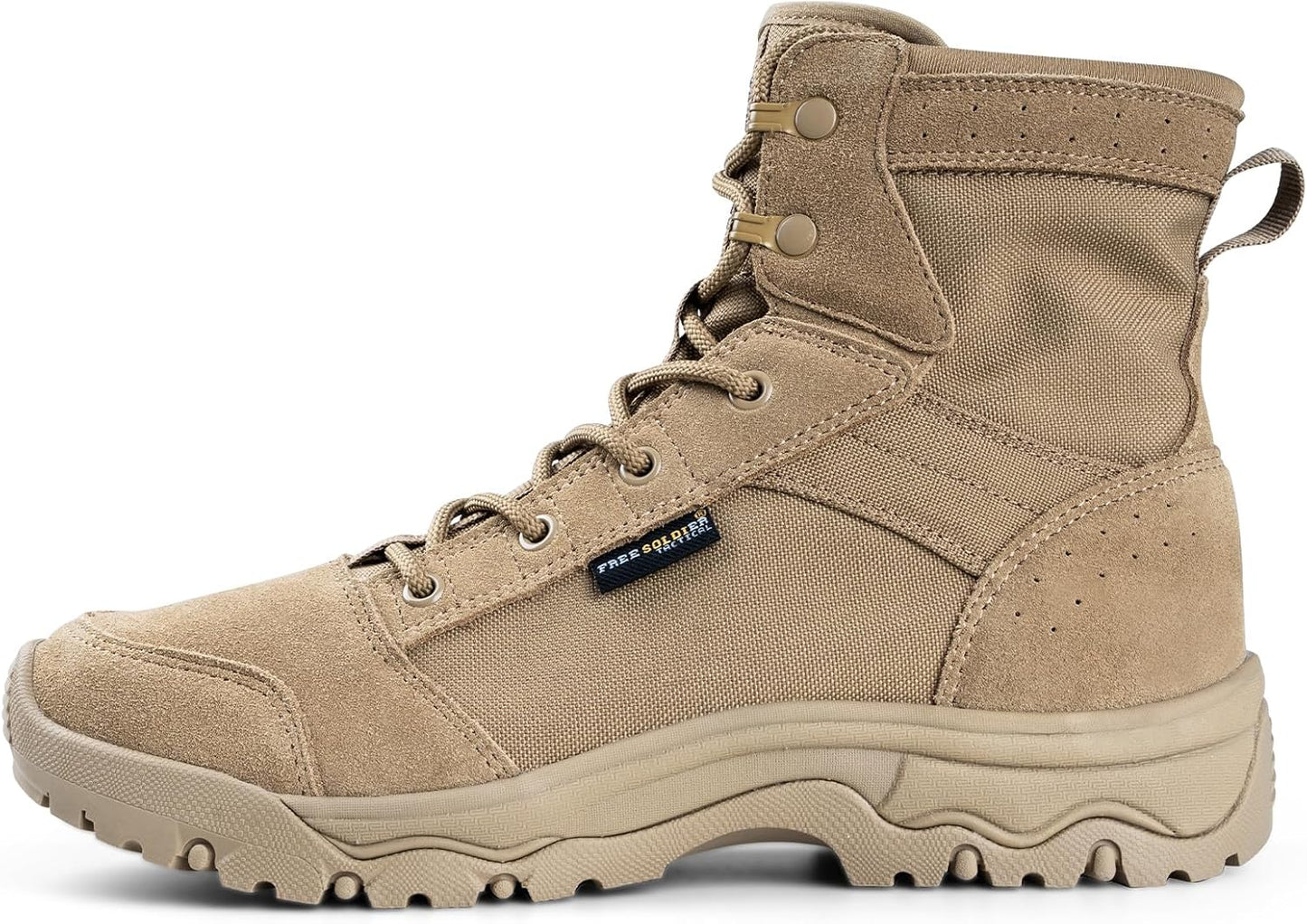 FREE SOLDIER Men's 6 Tactical Hiking Boots - Lightweight Comfort