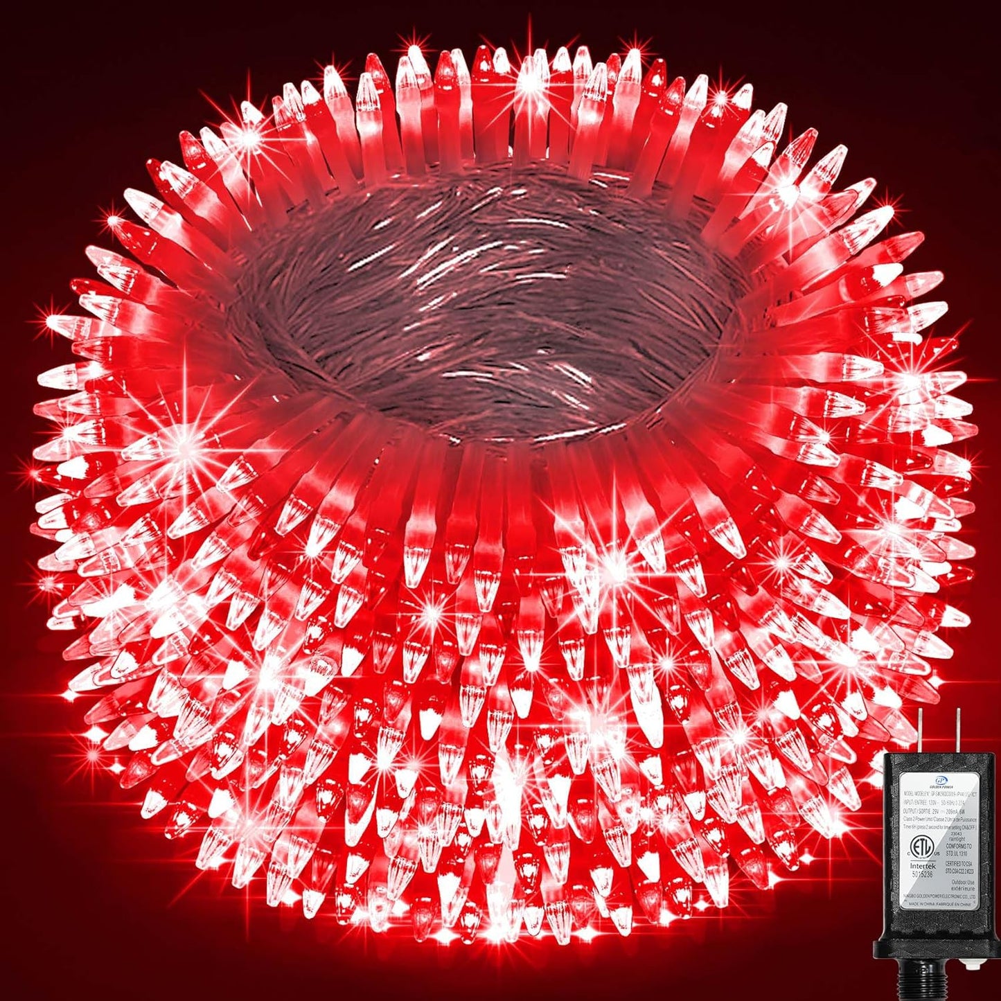 750 LED Christmas Lights for Outdoor Holiday Decor and Parties