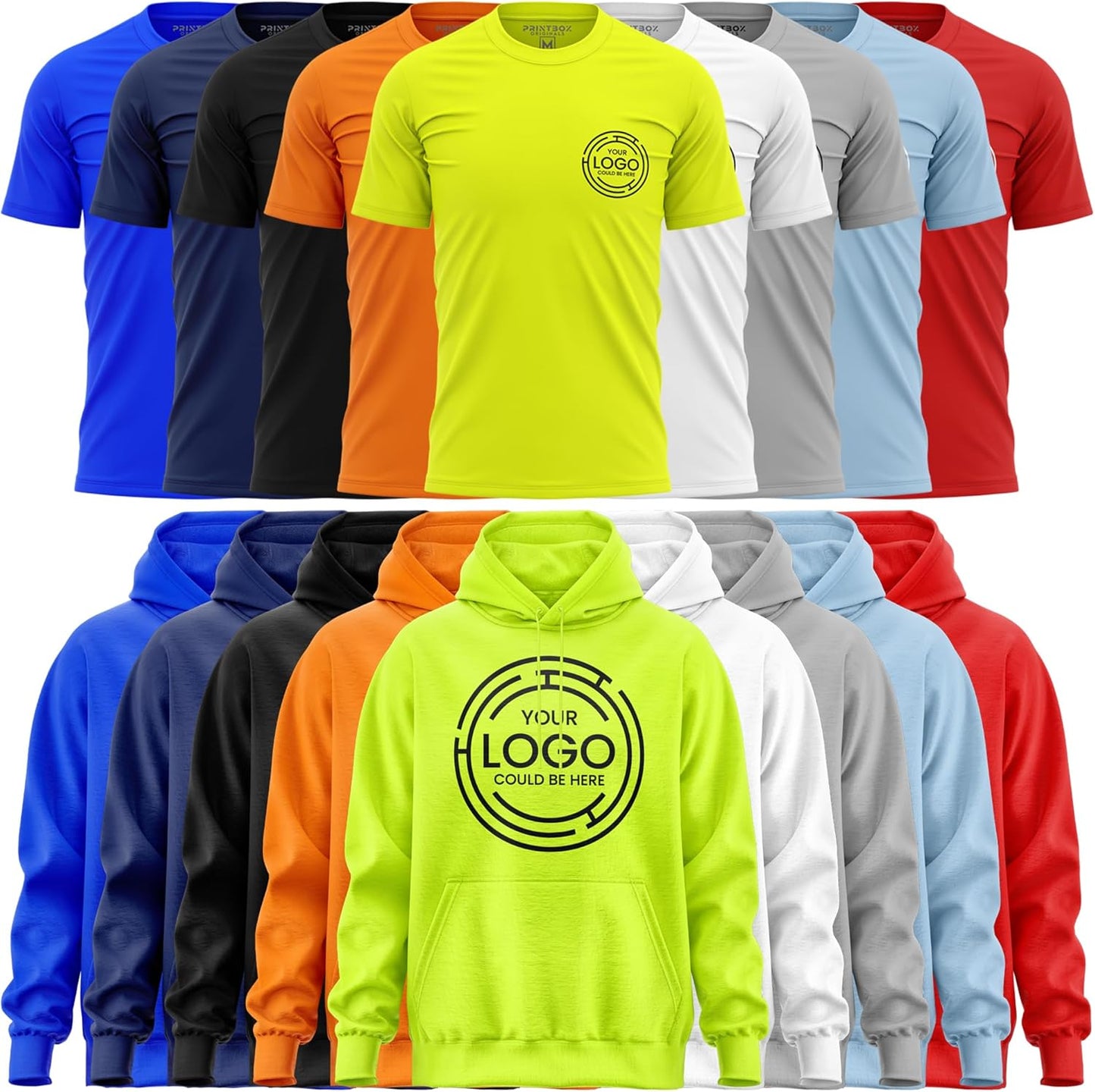 Hi Vis Custom Workwear 5-pc Set - Boost Safety & Style!