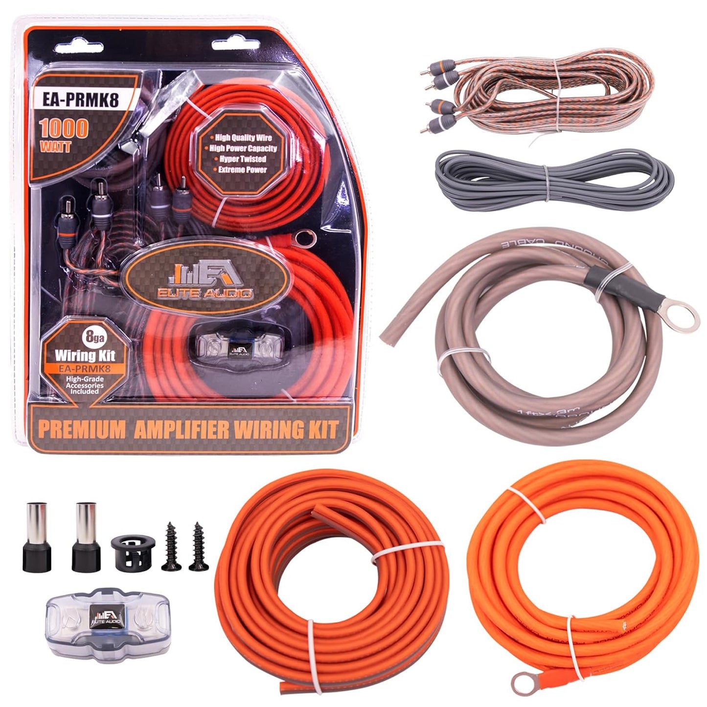 Elite Audio Premium Series Amp Kit for High-Power Installations