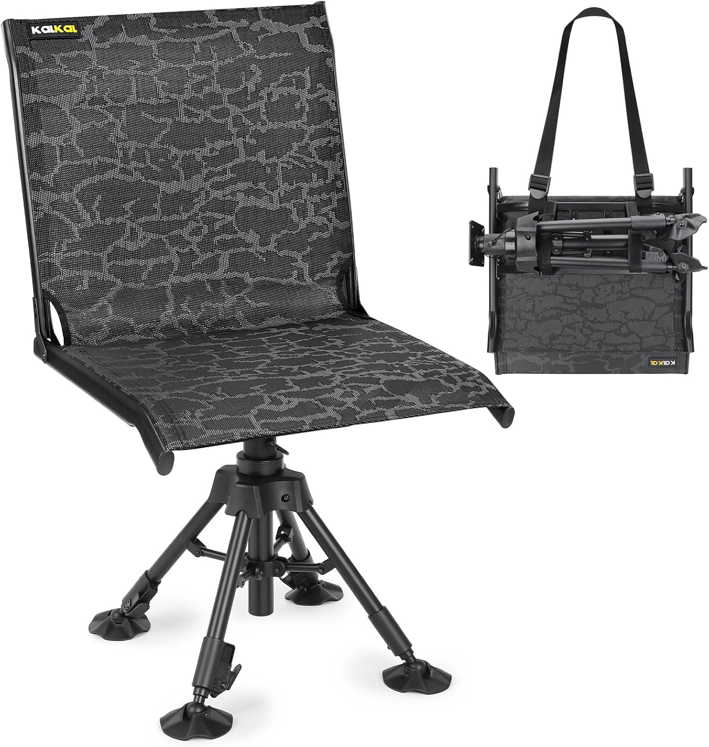 Kalkal Hunting Chair Upgrade 360 Swivel Silent Blind Chair