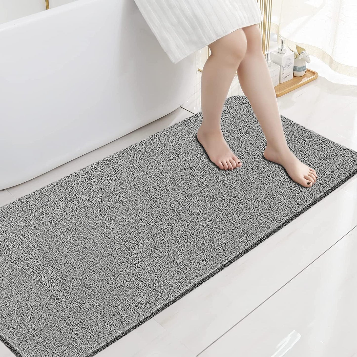 Extra Long Non Slip Shower Mats for Safe Bathing Experience