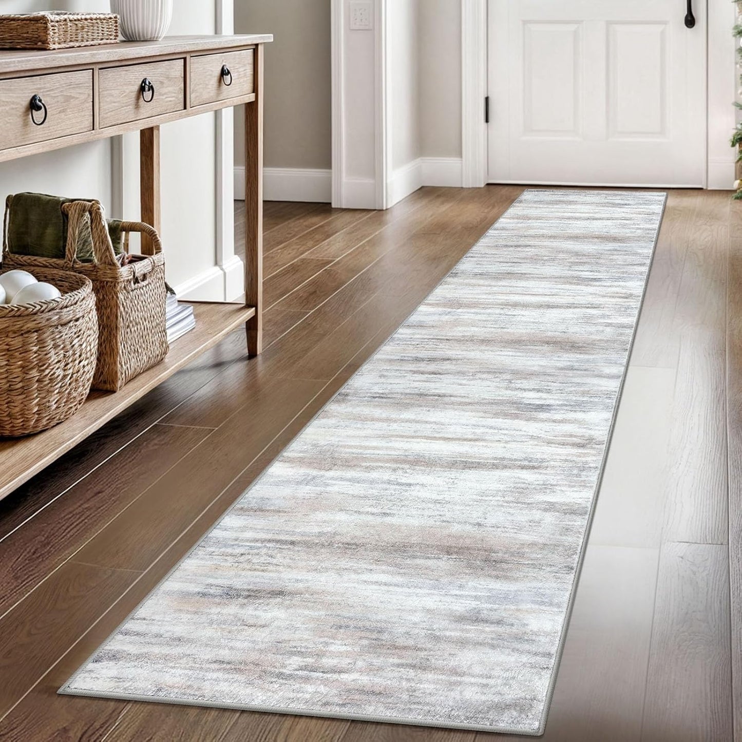 KOZYFLY Modern Abstract Hallway Runner Rug for Stylish Spaces