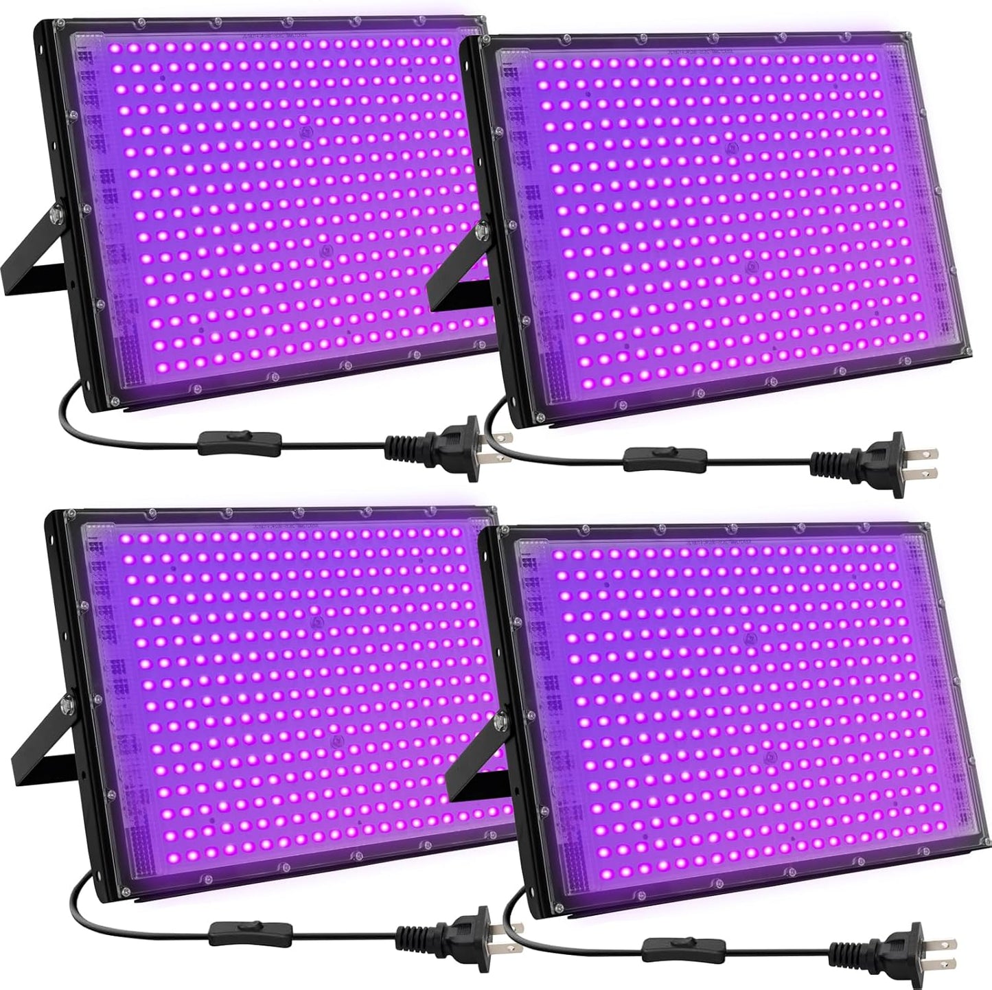 300W LED Black Lights for Glow Party - Powerful UV Floodlight