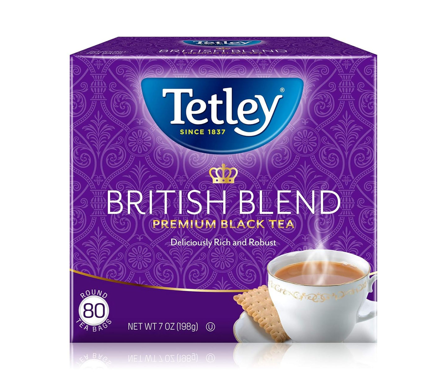 Tetley British Blend Premium Black Tea - Rich and Robust Flavor
