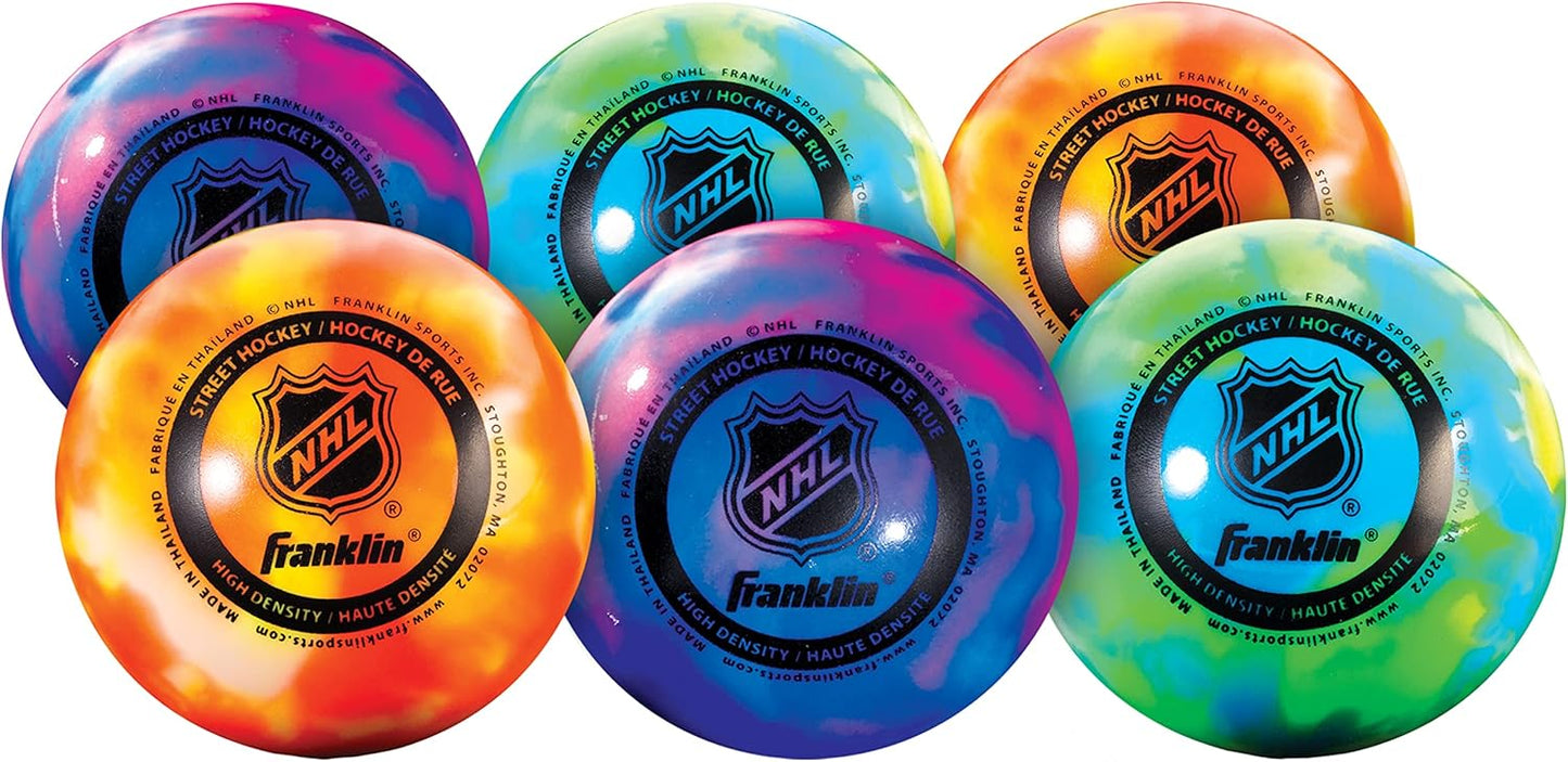 Franklin Sports NHL Street Hockey Balls - No Bounce - Official Size