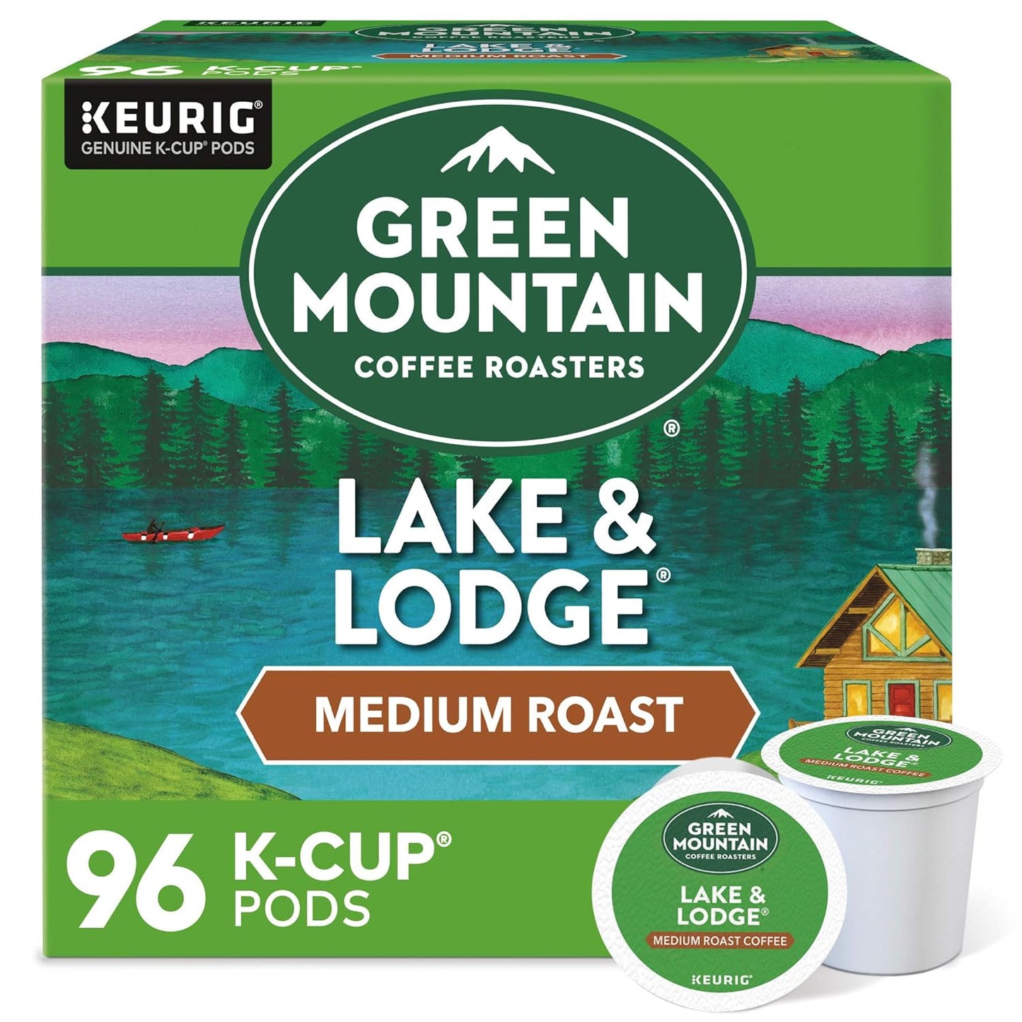 Green Mountain Coffee Roasters Lake and Lodge Blend K-Cup Pods