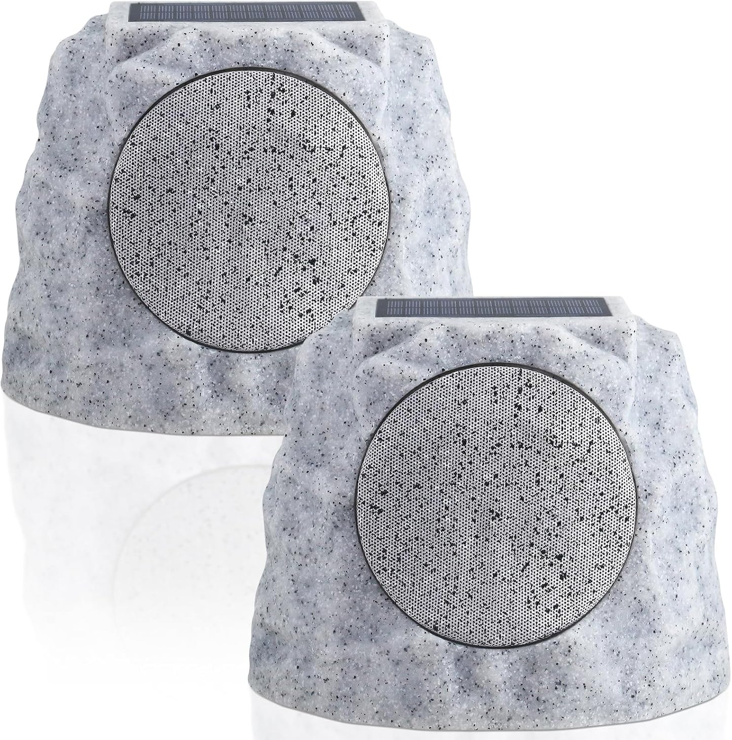 Solar Rock Speakers Outdoor Water-Resistant for Garden BBQ
