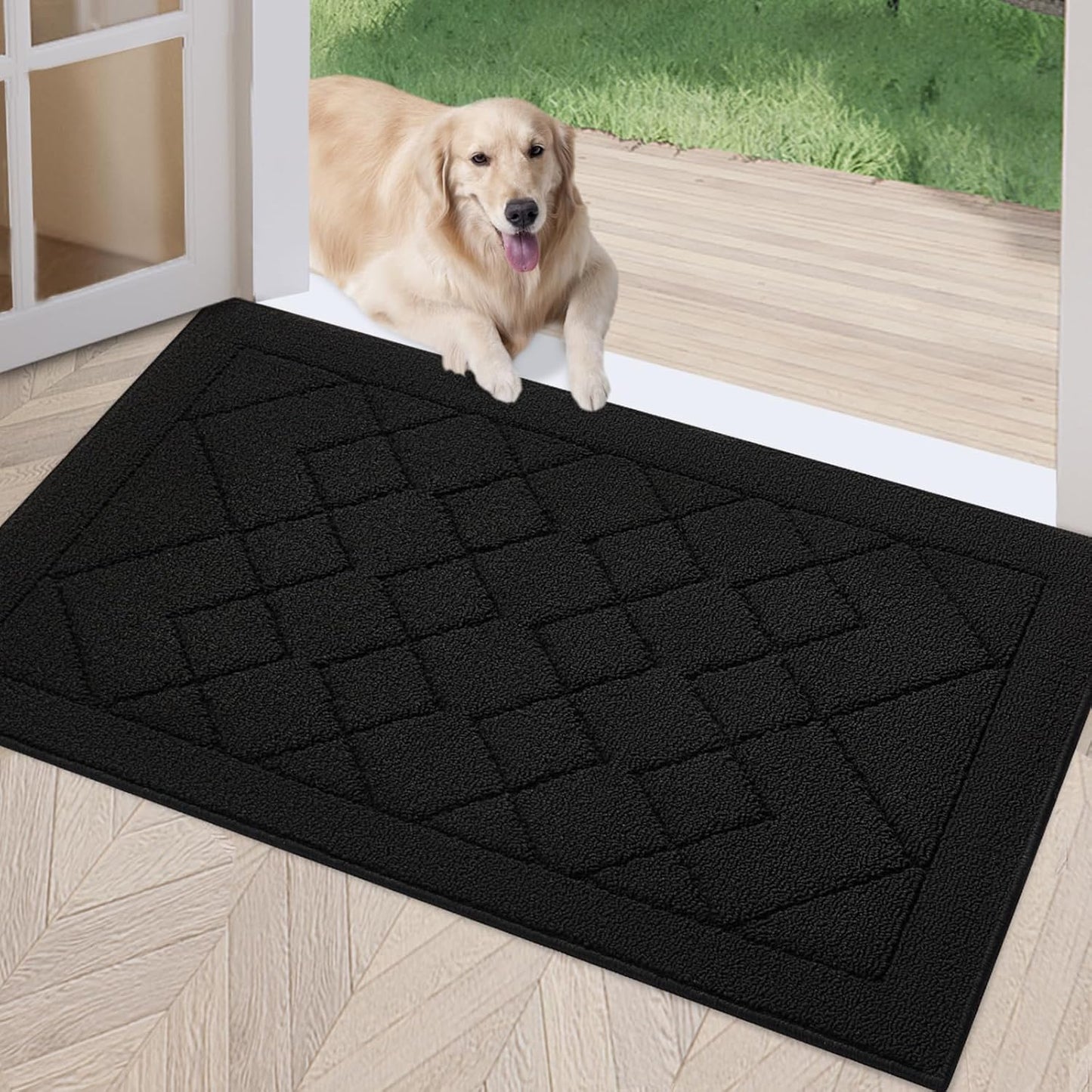 REFETONE Indoor Doormat for Entryway, Non-Slip and Washable