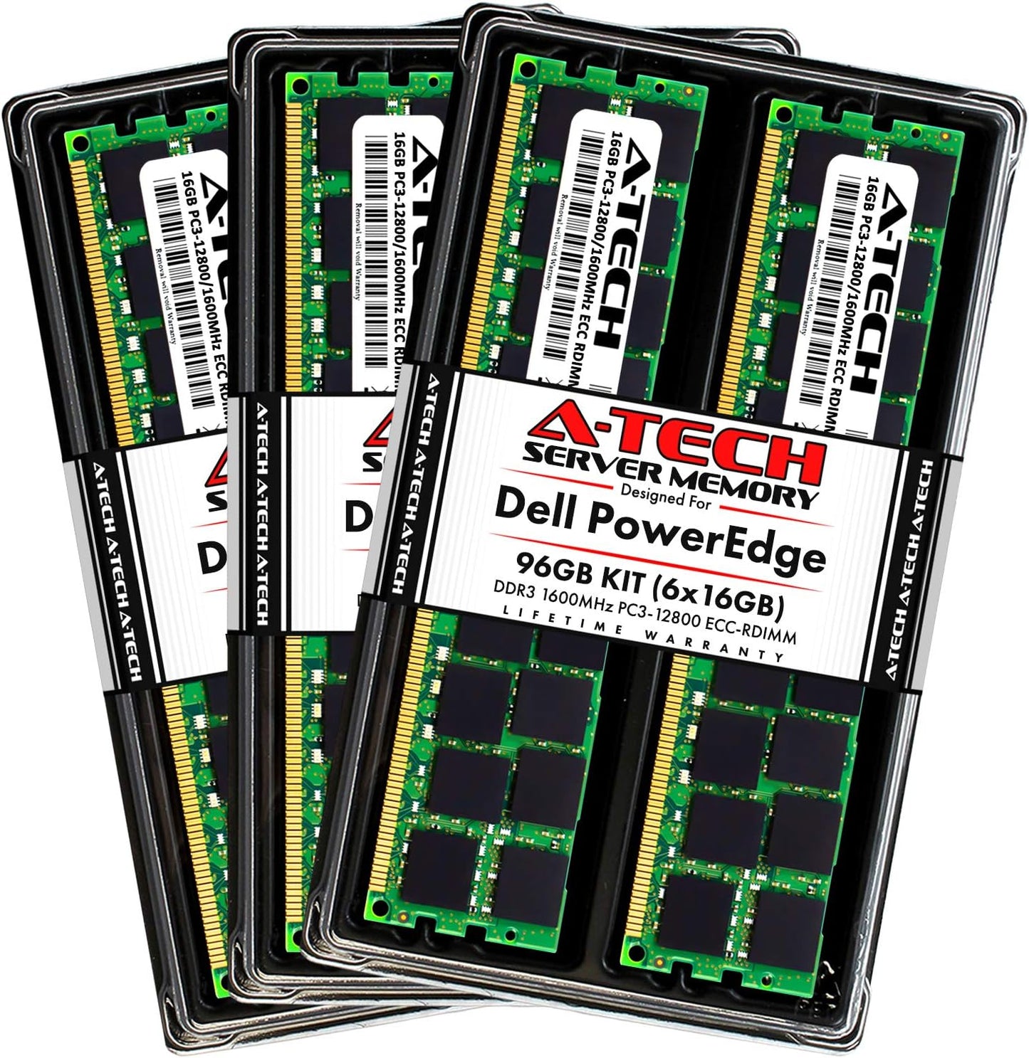 A-Tech 96GB DDR3 1600MHz ECC-RDIMM Memory Upgrade Kit