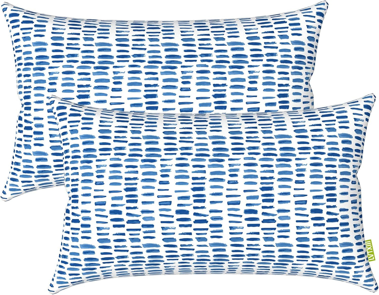 Set of 2 Patio Lumbar Pillows for Outdoor Comfort and Style