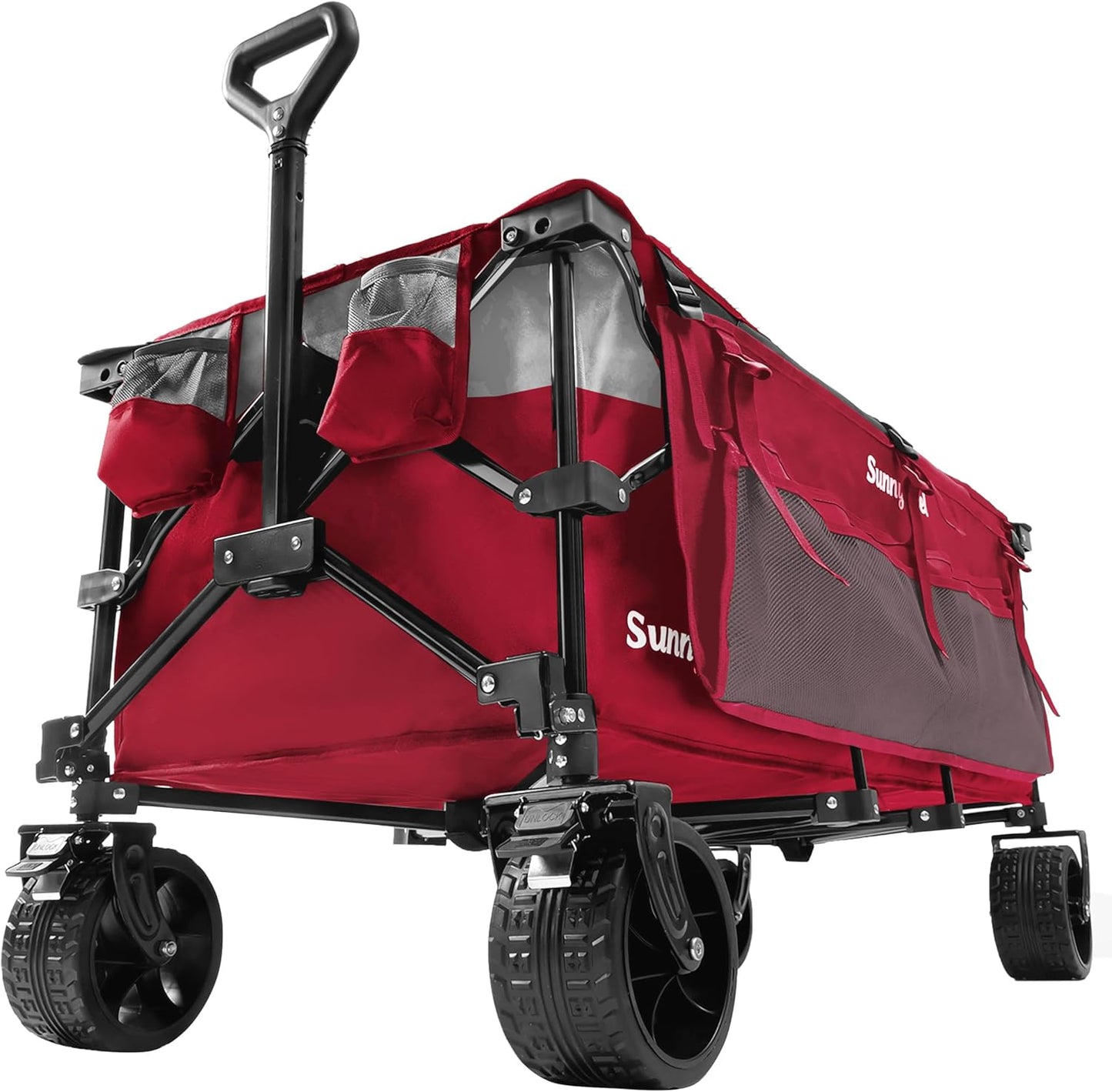 Heavy Duty Foldable Wagon Cart for Camping and Shopping Needs
