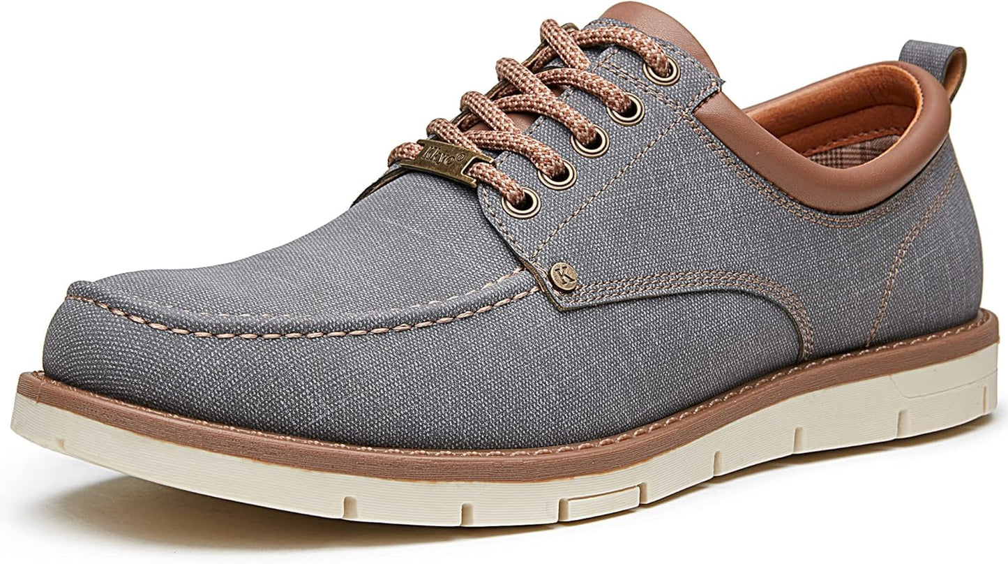 Kkyc Men's Comfortable Casual Slip on Lace up Shoes Review