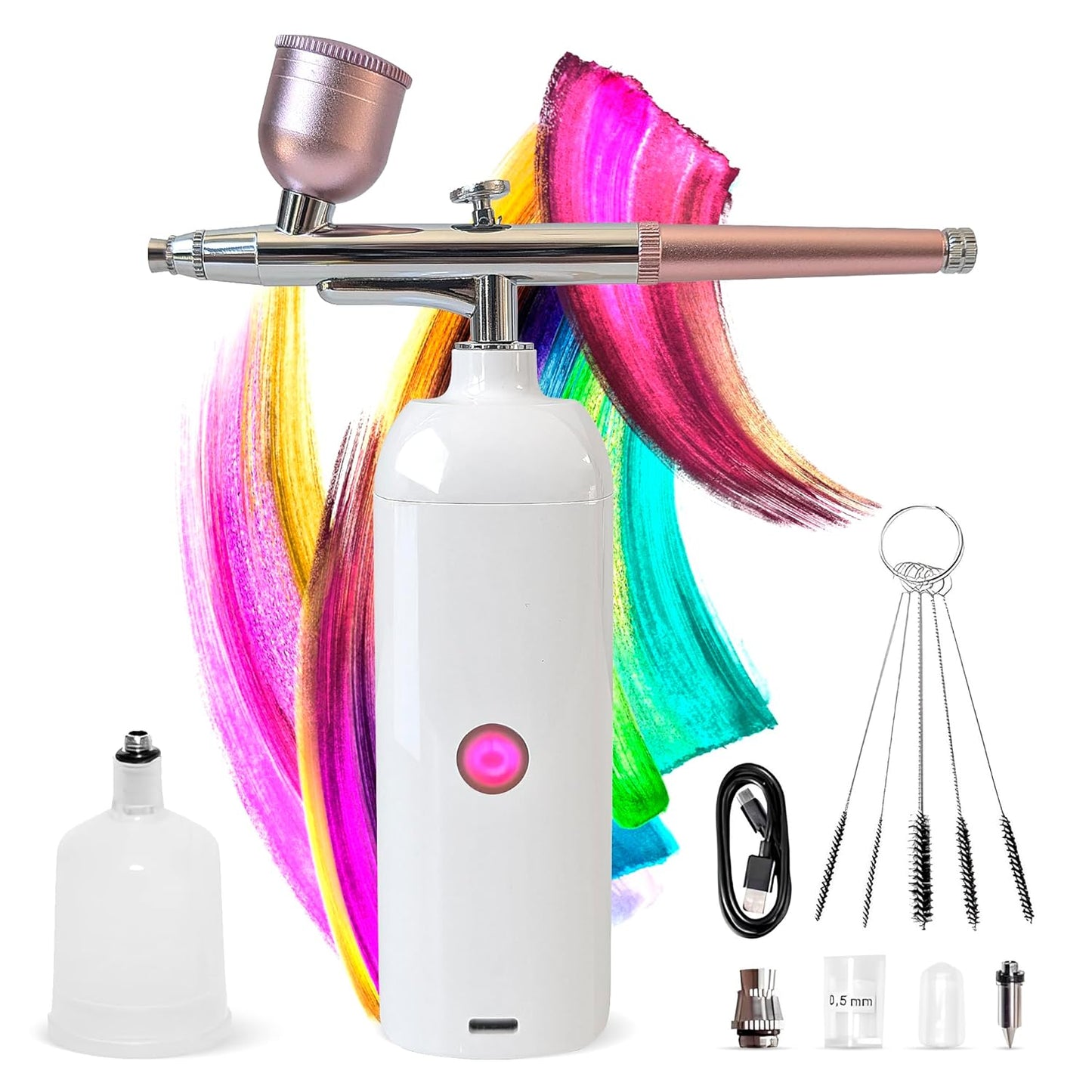 Rechargeable Cordless Airbrush Kit - Flawless DIY Beauty