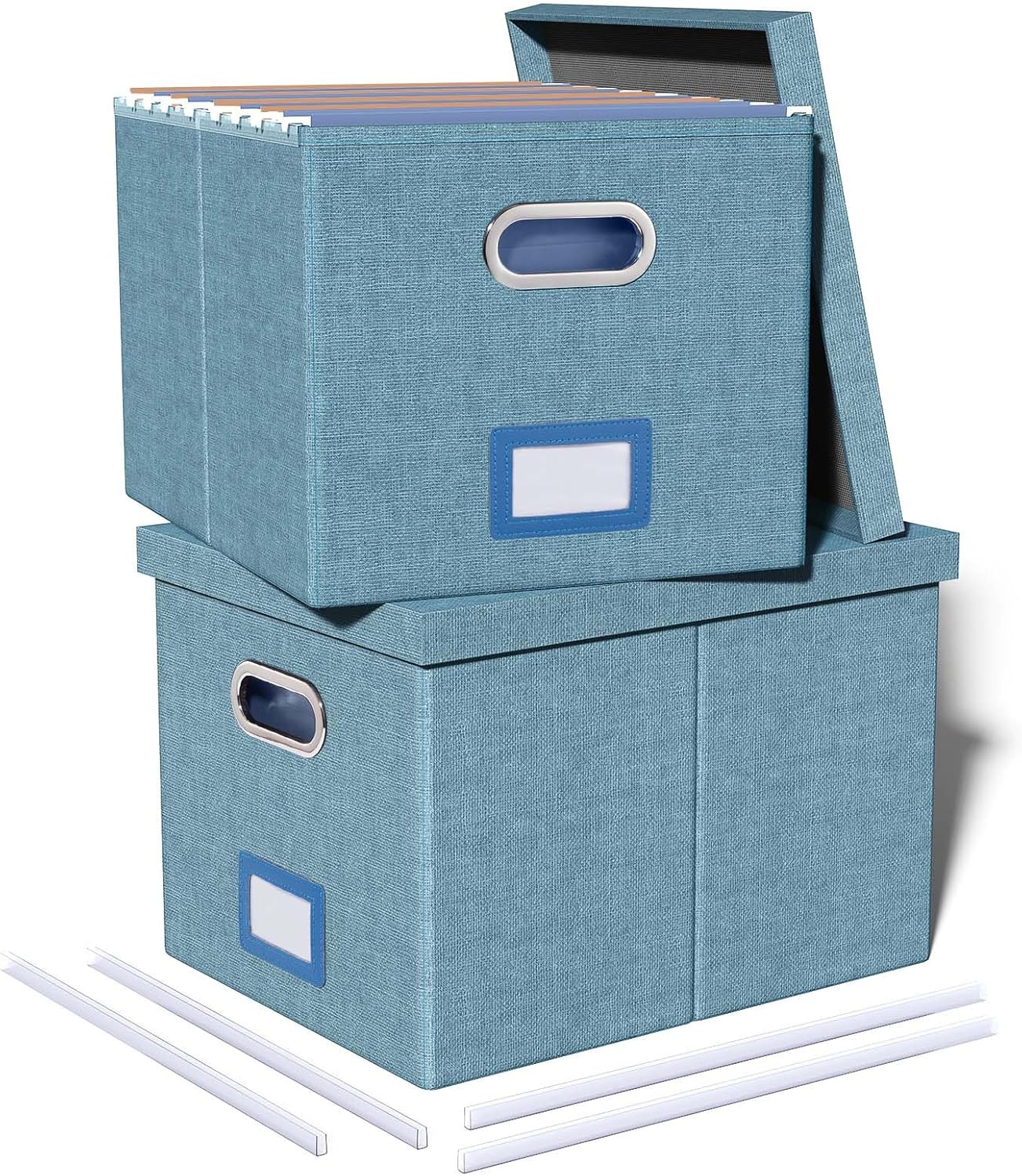 2 Pack File Storage Organizer for Letter and Legal Folders