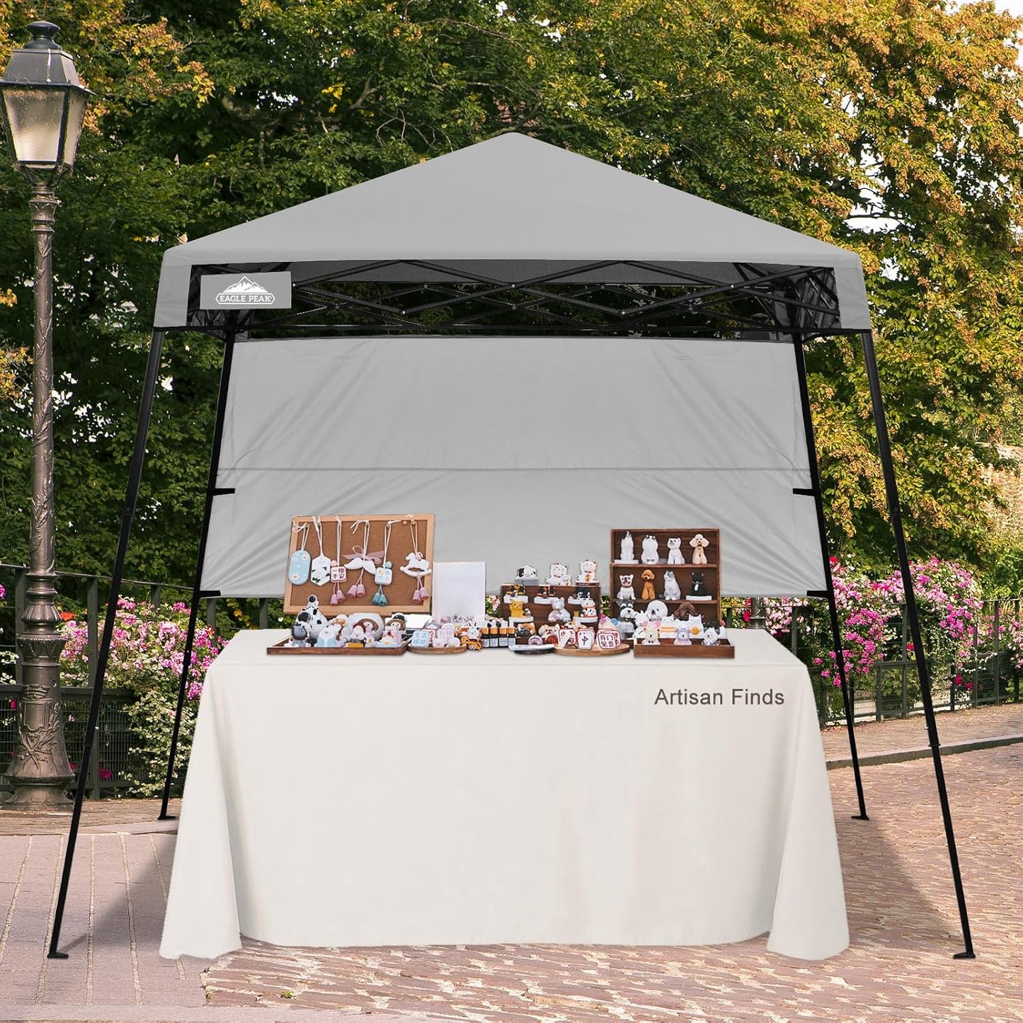 EAGLE PEAK 8x8 Pop Up Canopy Tent for Beach and Camping