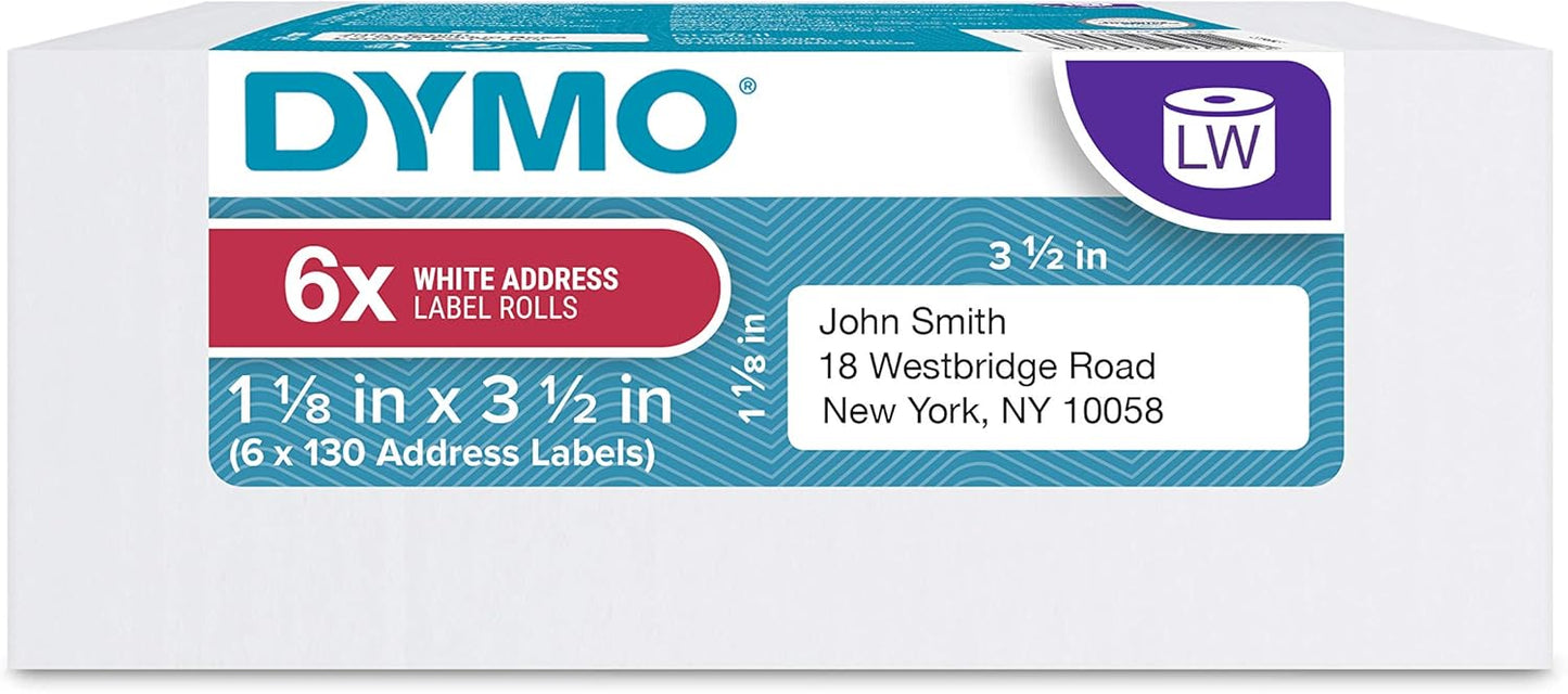 DYMO Authentic LW Mailing Address Labels for LabelWriter Printers