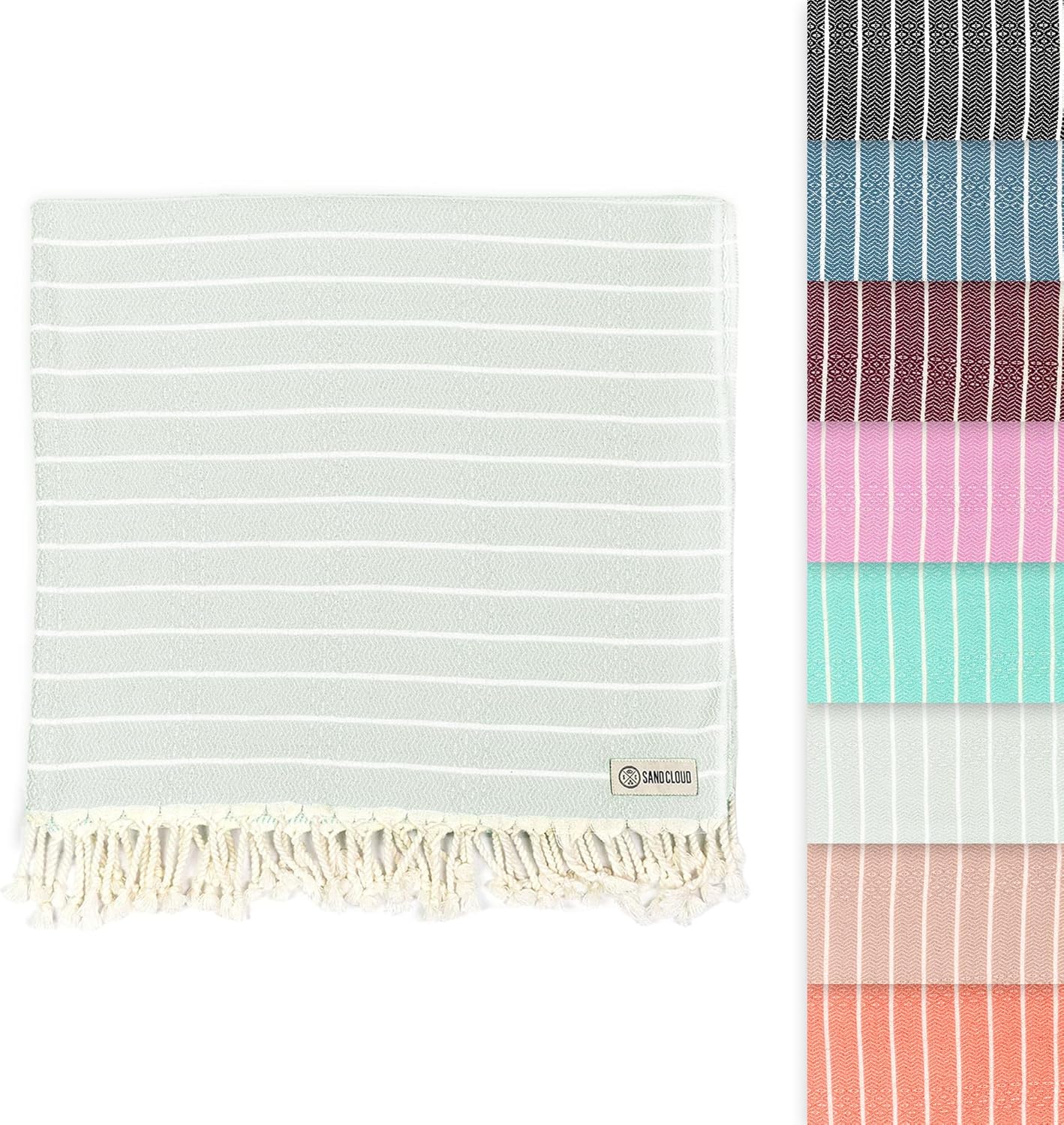 Sand Cloud Turkish Beach Towel - Versatile & Eco-Friendly Choice