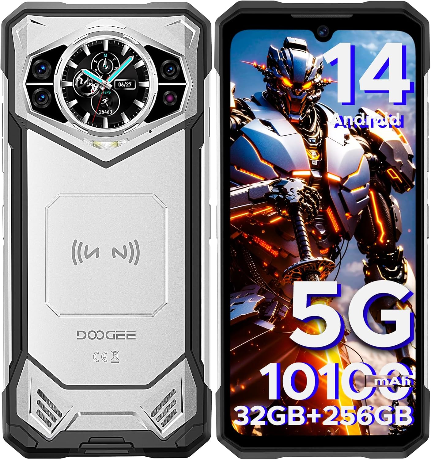DOOGEE S200 5G Rugged Phone with Massive Battery and Dual Screen