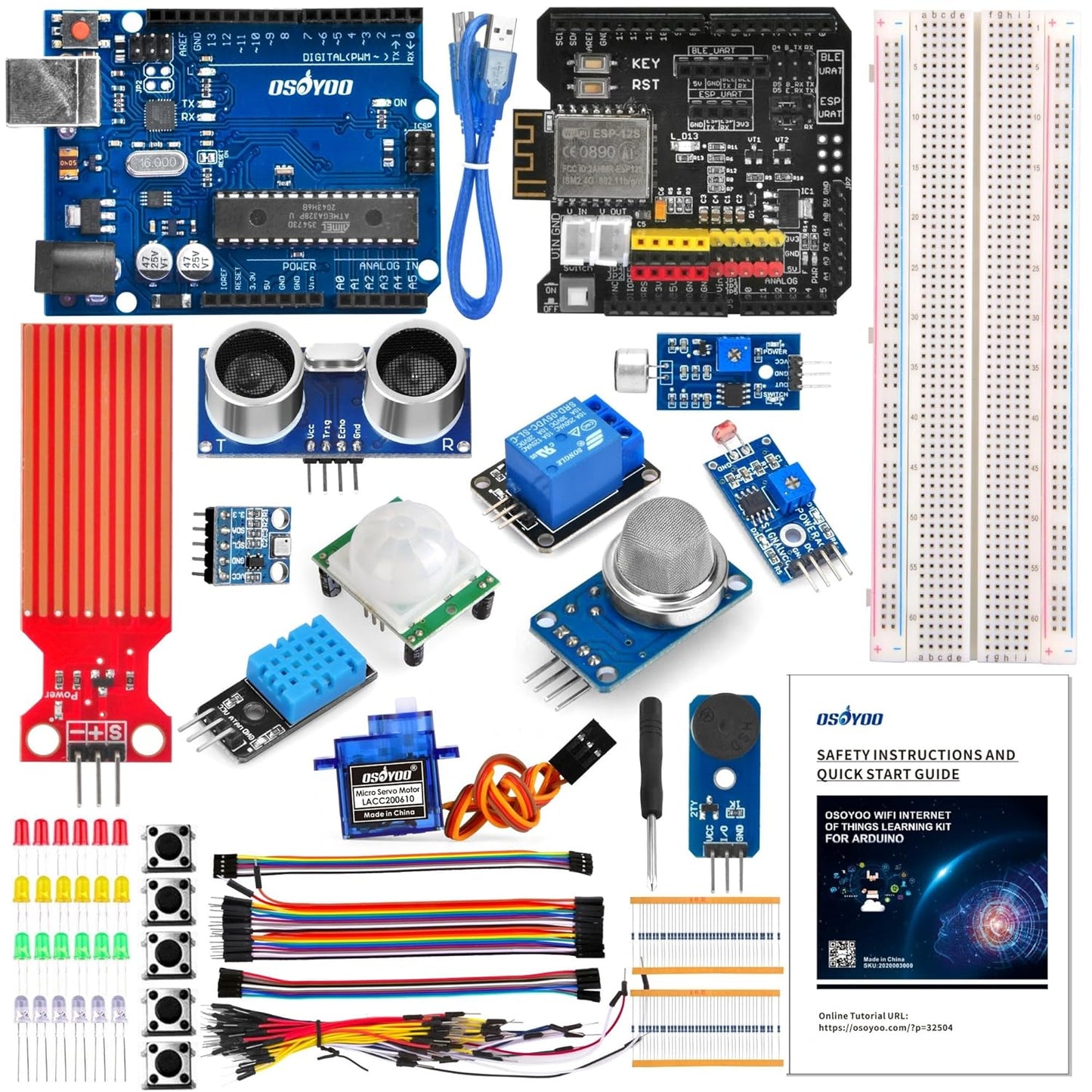 OSOYOO WiFi Internet of Things Learning Kit for Arduino Projects