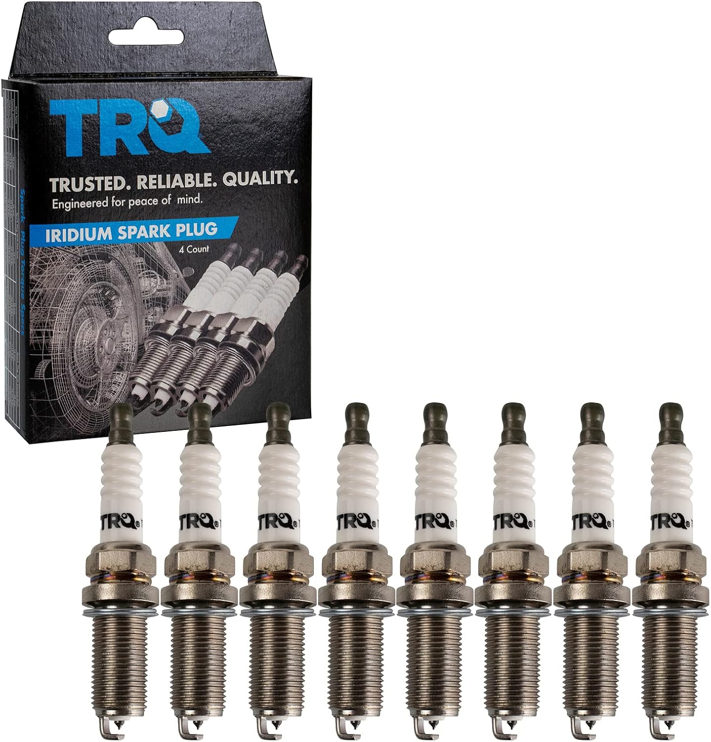 TRQ Iridium Spark Plugs Engine Tune Up Ignition Kit