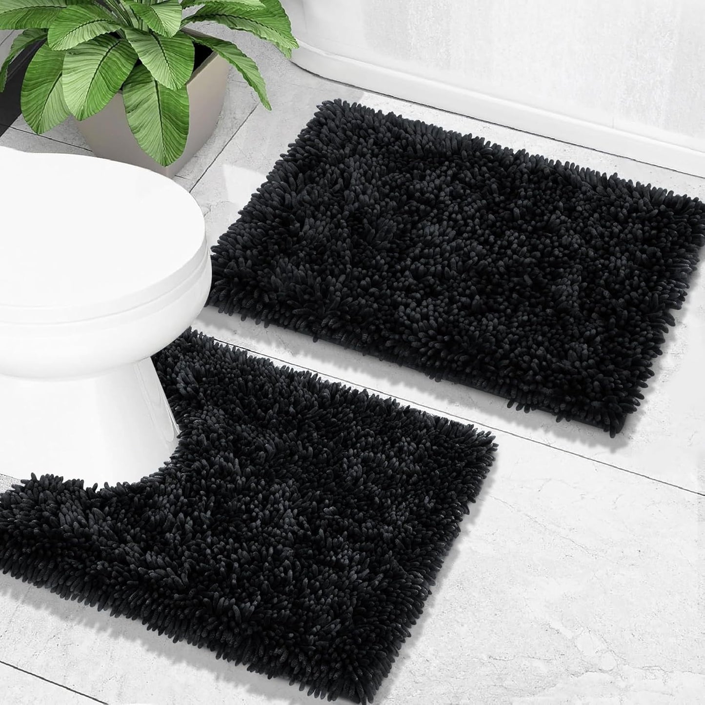 Yimobra Bathroom Rugs Sets 2 Piece for Luxury Comfort