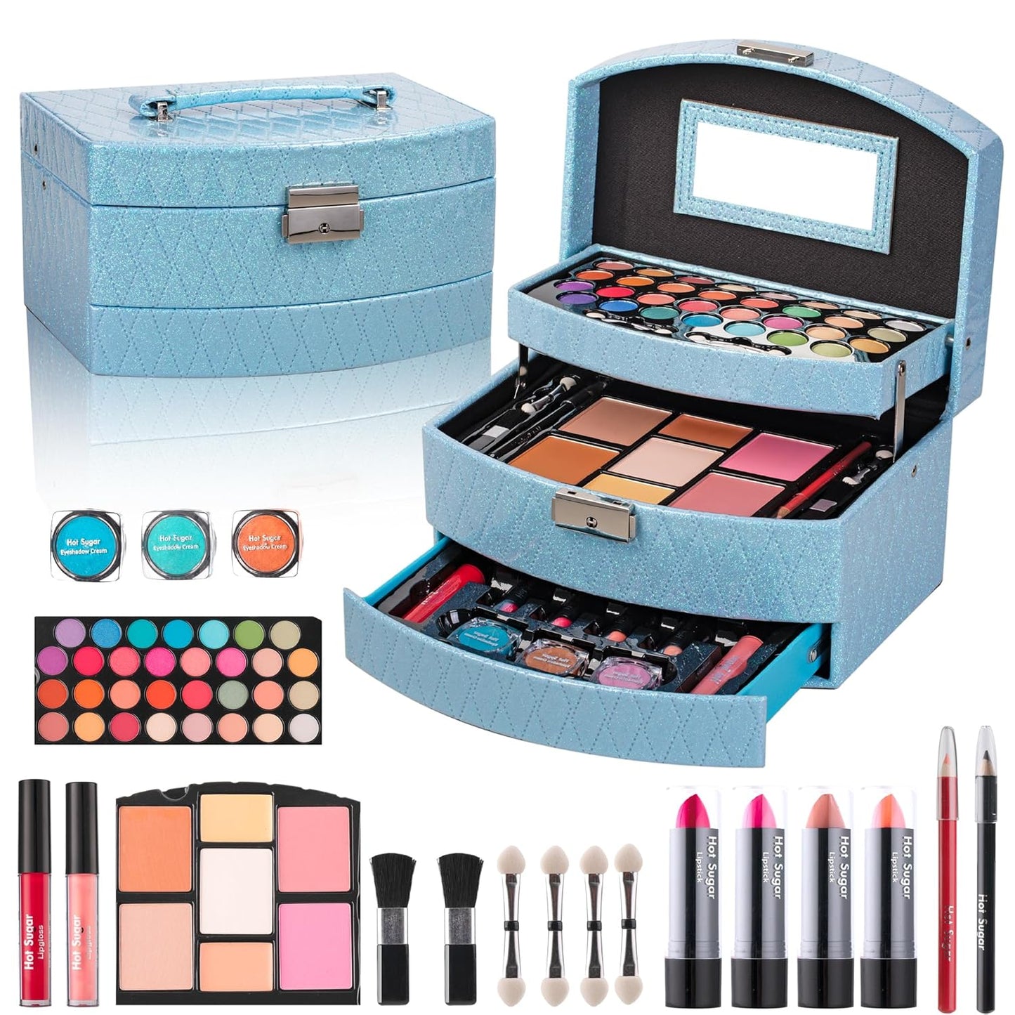 Hot Sugar All-in-One Makeup Kit for Teens - Perfect Gift Set