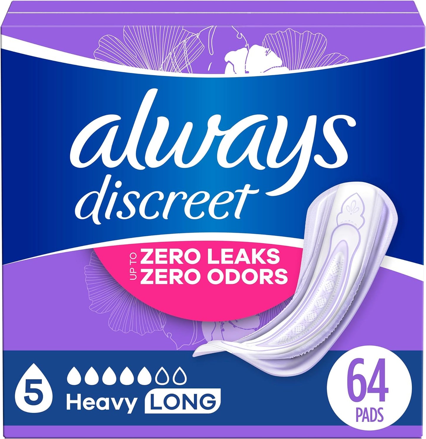 Always Discreet Heavy Absorbency Postpartum Pads