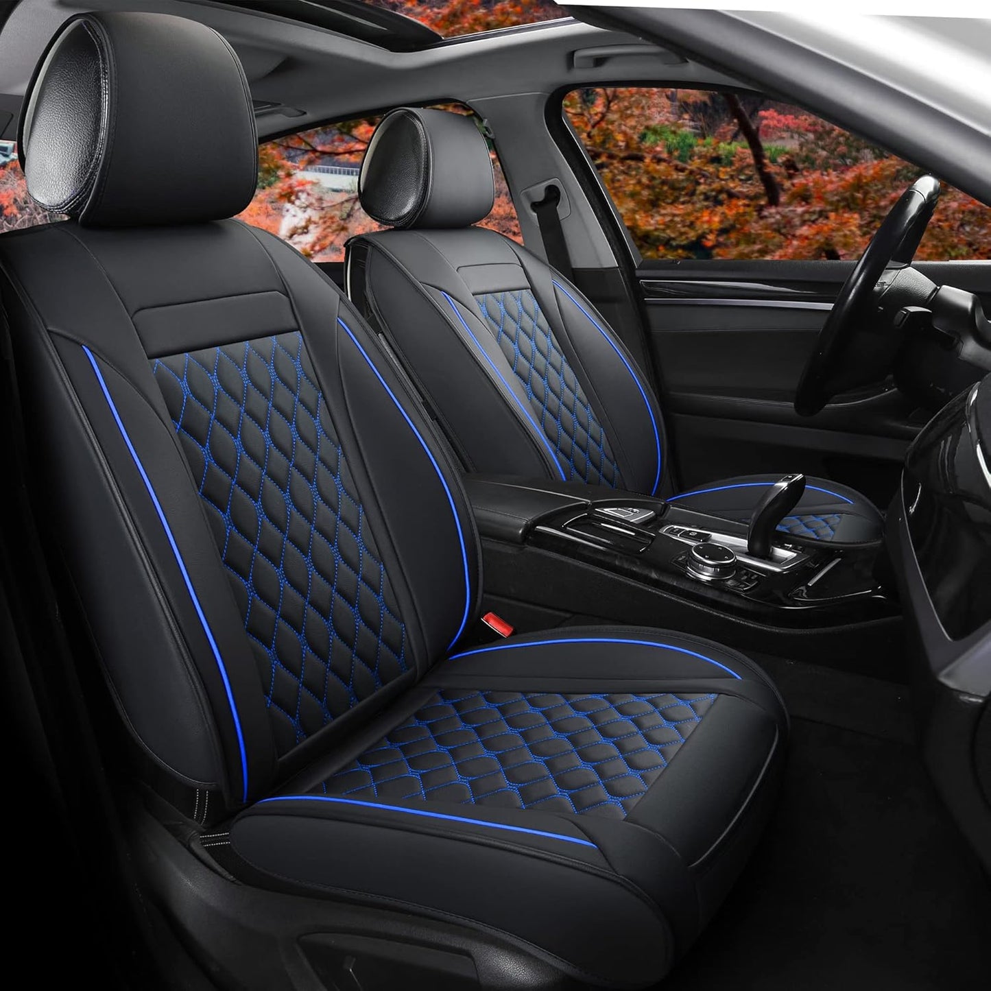 Universal Car Seat Covers Front Pair for Most Vehicles