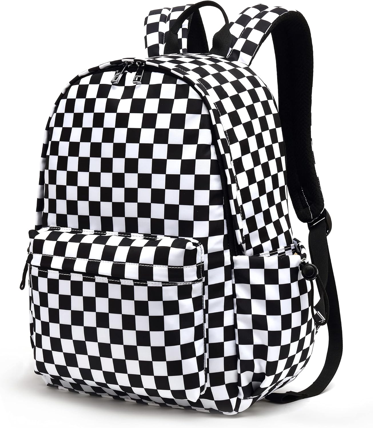 Checkered School Backpack for Girls and Women - Stylish and Functional
