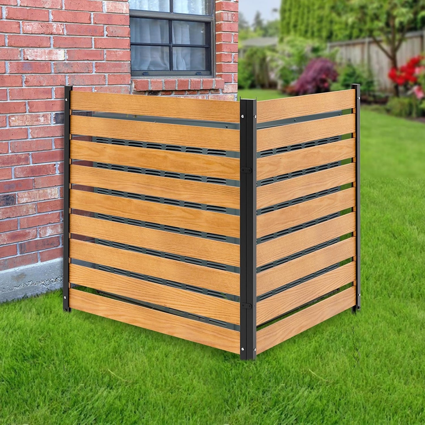 ZIIKEBTUY 48in W x 48in Air Conditioner Fence for Privacy